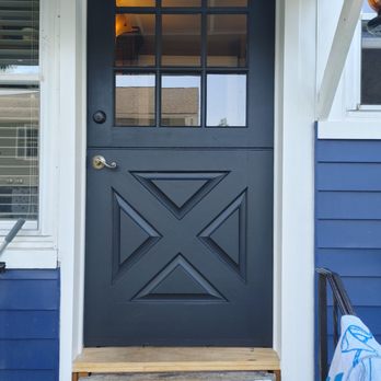 Prestige Paint & Home Improvements - This is the "completed job" that we paid close to $1000 for - Painters Near Me