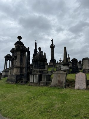 The Glasgow Necropolis by null