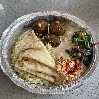 iJAVA Cafe - Falafel Platter - Cafes Near Me - San Jose, California