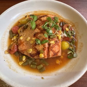Seasons 52 - Wild Alaskan Salmon - New American Near Me - Orlando, Florida Seasons 52 - Wild Alaskan Salmon - New American Near Me - Orlando, Florida