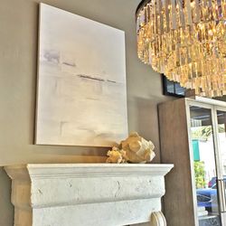 RH West Hollywood | The Gallery on Melrose Avenue - Award Winning Artist Kristin Brin is hanging in RH on Melrose!