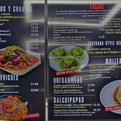 Pablitos Tacos - Menu as of 11/15/2025