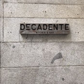 Decadente - From the alley - Cocktail Bars Near Me - Madrid, M Decadente - From the alley - Cocktail Bars Near Me - Madrid, M