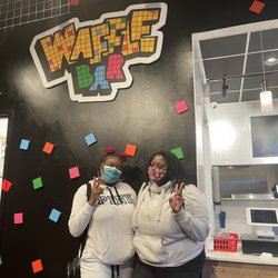 Waffle Bar - Bar area/check out counter