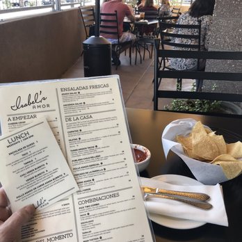 Isabel's Amor - Nice side patio. Maybe you can zoom in on the menu! - Mexican Near Me - Gilbert, Arizona Isabel's Amor - Nice side patio. Maybe you can zoom in on the menu! - Mexican Near Me - Gilbert, Arizona