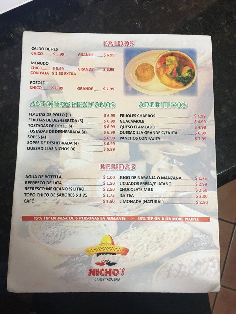NICHO’S CAFE Y TAQUERIA 18 Photos 2776 W Alton Gloor Blvd
