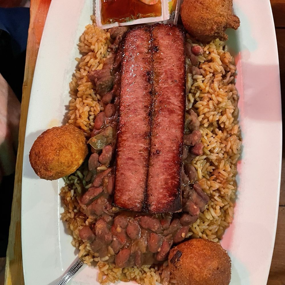 Buzzard Billy's - Red beans and rice with sausage - Cajun/Creole Near Me - Lincoln, Nebraska Buzzard Billy's - Red beans and rice with sausage - Cajun/Creole Near Me - Lincoln, Nebraska