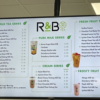R&B Tea - Terra Nova - Menu - Bubble Tea Near Me - Chula Vista, California R&B Tea - Terra Nova - Menu - Bubble Tea Near Me - Chula Vista, California