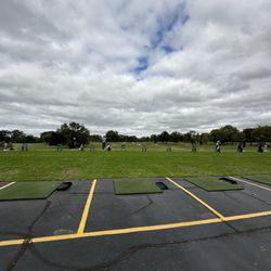 Flagg Creek Golf Course - Driving range. They will post a date for mats only in the fall.