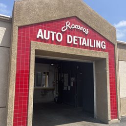 Exterior outside entrance of Romeo's Car Wash - El Cajon, California Exterior outside entrance of Romeo's Car Wash - El Cajon, California