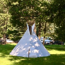 Wallowa Lake State Park - Tee-pees at Lake Wallowa.