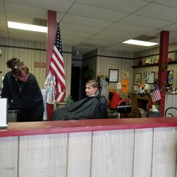 Off the Top Barber Shop - Benjamin getting a fresh new haircut!