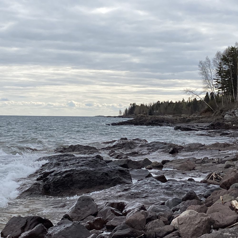 Bob's Cabins On Lake Superior - View from Cabin 6 - Guest Houses Near Me - Two Harbors, Minnesota