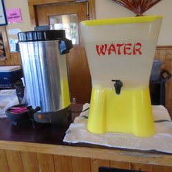 China House - This is your hot tea & water - serve yourself.