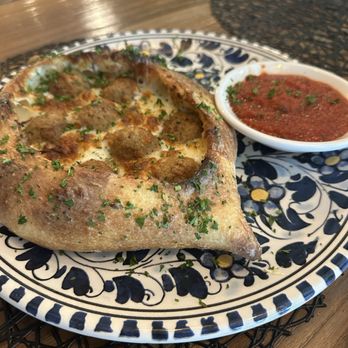 Siena's Pizza - Open pizza with meatball - Pizza Near Me - St Johns, Florida