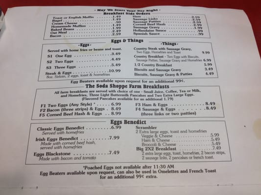 Menu photo 8 Soda Shoppe Laconia, NH Menu photo 8 Soda Shoppe Laconia, NH