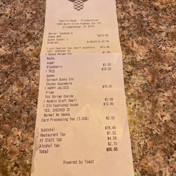 Tequila House - Dinner expenses - New Mexican Cuisine Near Me - Elizabethtown, Kentucky Tequila House - Dinner expenses - New Mexican Cuisine Near Me - Elizabethtown, Kentucky