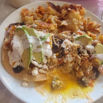 Salt & Pepper - Rancheros eggs with potatoes - I ate some before remembering to pic - Mexican Near Me - Atlantic City, New Jersey Salt & Pepper - Rancheros eggs with potatoes - I ate some before remembering to pic - Mexican Near Me - Atlantic City, New Jersey