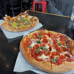 pepperoni with basil pepperoni with basil