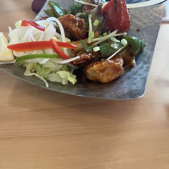 Naan Stopp - Shrimp appetizer. The shrimp is huge! My husband loved it! - Indian Near Me - Windermere, Florida