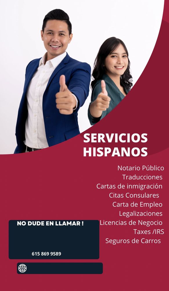 HISPANOS EXITOSOS Murfreesboro, Tennessee Tax Services Phone