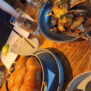 Credence - Monkey bread and deviled crabs - New American Near Me - Houston, Texas