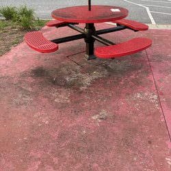 Examples of the horrible seating area!
