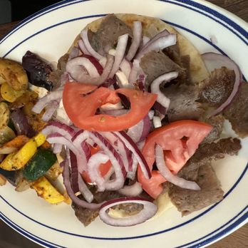The Flame - Gyro platter. Mouthwatering! - Greek Near Me - DeKalb, Illinois