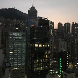 Bar De Luxe - HK at night, from my table