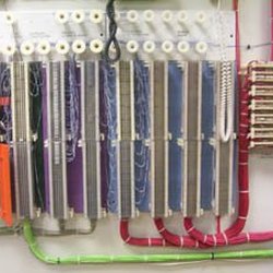 Neat and organized Telephone Backboard