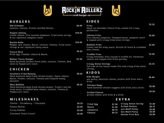 Menu photo 3 Rockin Rollerz Craft Burger Abilene, TX Menu photo 3 Rockin Rollerz Craft Burger Abilene, TX