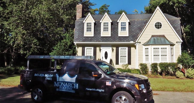 Slide of Monarch Roofing