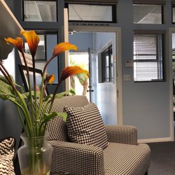 All About Cosmetic - This is inside the office looking out at Harbor Blvd.