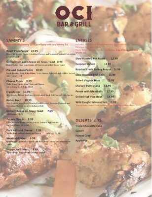 Menu photo 7 OCI Bar & Grill Hulmeville, PA Menu photo 7 OCI Bar & Grill Hulmeville, PA