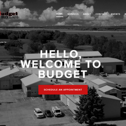 Budget Truck & Auto - This is our website home page where you can book appointments, check repair status and much more!