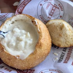 Clam Chowder - Daily (Bread Bowl) Clam Chowder - Daily (Bread Bowl)