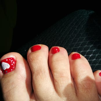 Sugar Nails & Lashes - I also got a pedicure... Thank you Linda Great Job... - Nail Salons Near Me - Orange, California