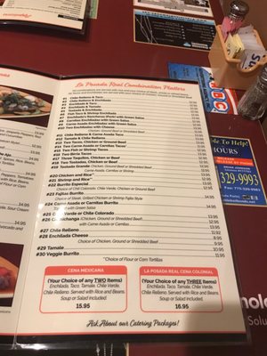 Menu photo 6 La Posada Real Reno, NV