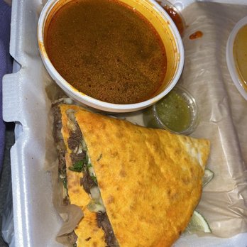 Tacos La Flama - Birria quesadilla - Food Trucks Near Me - Kenosha, Wisconsin