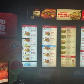 Wendy's - Menu Board - Fast Food Near Me - Norfolk, Virginia