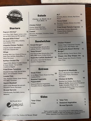 Menu photo 4 The Station Raleigh, NC Menu photo 4 The Station Raleigh, NC