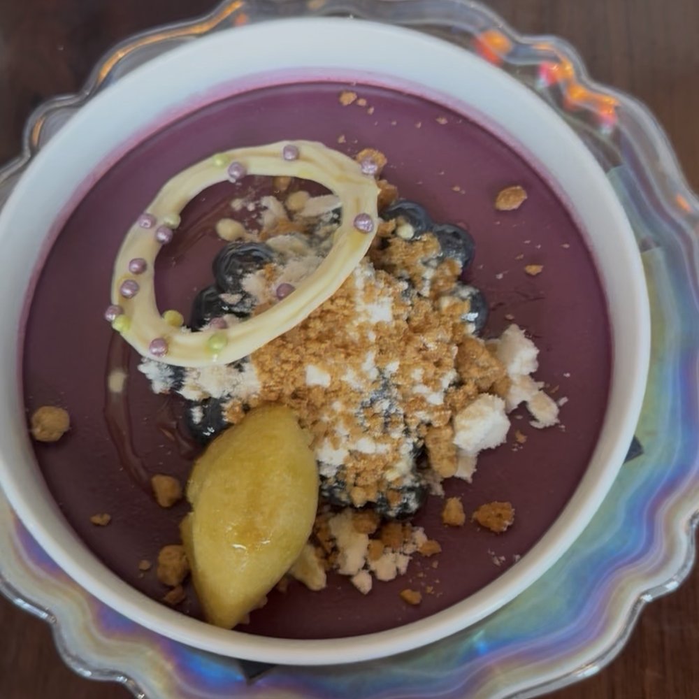 Blueberry Panna Cotta