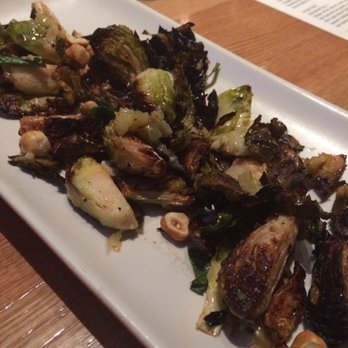 True Food Kitchen - Brussels sprouts, good but got mostly burned leaves. - Vegetarian Near Me - Pasadena, California True Food Kitchen - Brussels sprouts, good but got mostly burned leaves. - Vegetarian Near Me - Pasadena, California