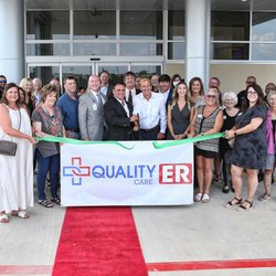 Quality Care ER - Greenville - Grand Opening Ribbon cutting