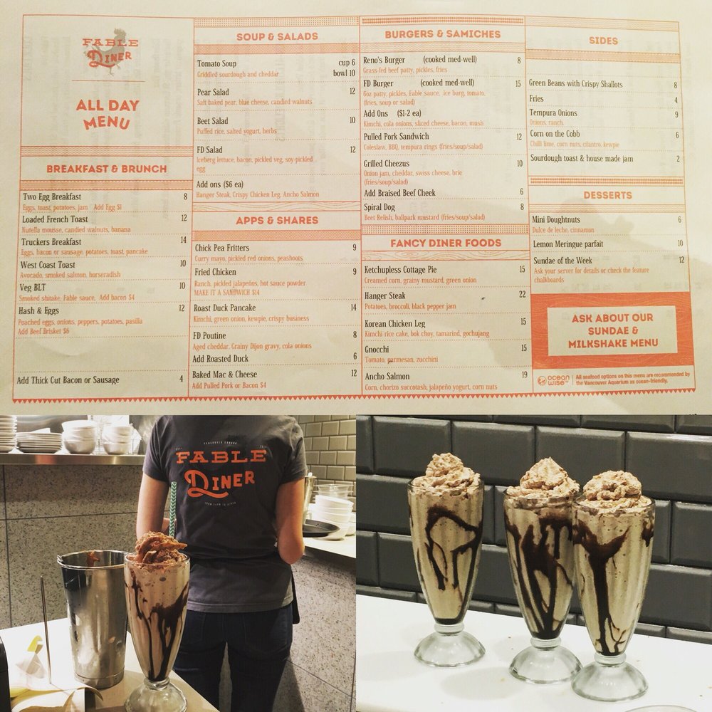 Fable Diner - Milkshakes!!! - Diners Near Me - Vancouver, British Columbia Fable Diner - Milkshakes!!! - Diners Near Me - Vancouver, British Columbia