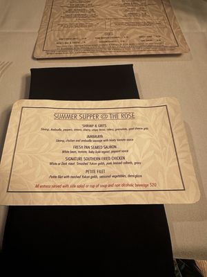 Menu photo 6 Rose Villa Southern Table & Bar Ormond Beach, FL