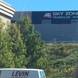 Sky zone from Levins furniture store view