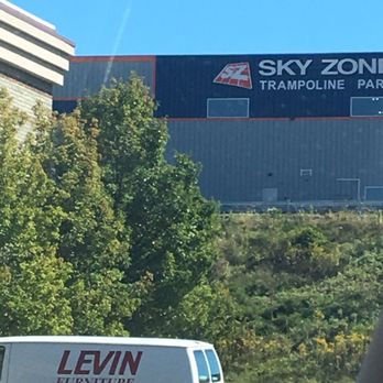 Sky Zone Trampoline Park - Sky zone from Levins furniture store view - Trampoline Parks Near Me - Monroeville, Pennsylvania