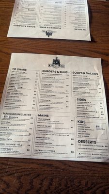 Menu photo 1 Derailed Taphouse East Stroudsburg, PA