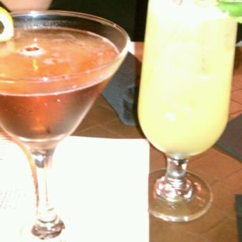 Chef's Table At the Edgewater - Huckleberry vodka Cosmo and jalapeno cilantro margarita. Delish! - New American Near Me - Winter Garden, Florida